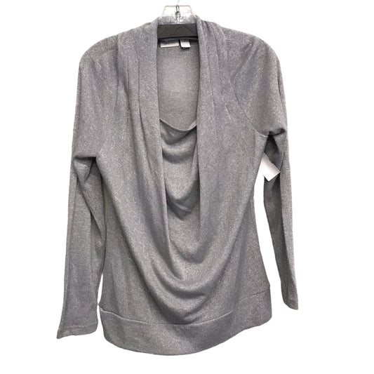 SILVER TOP LS by CHICOS Size:M