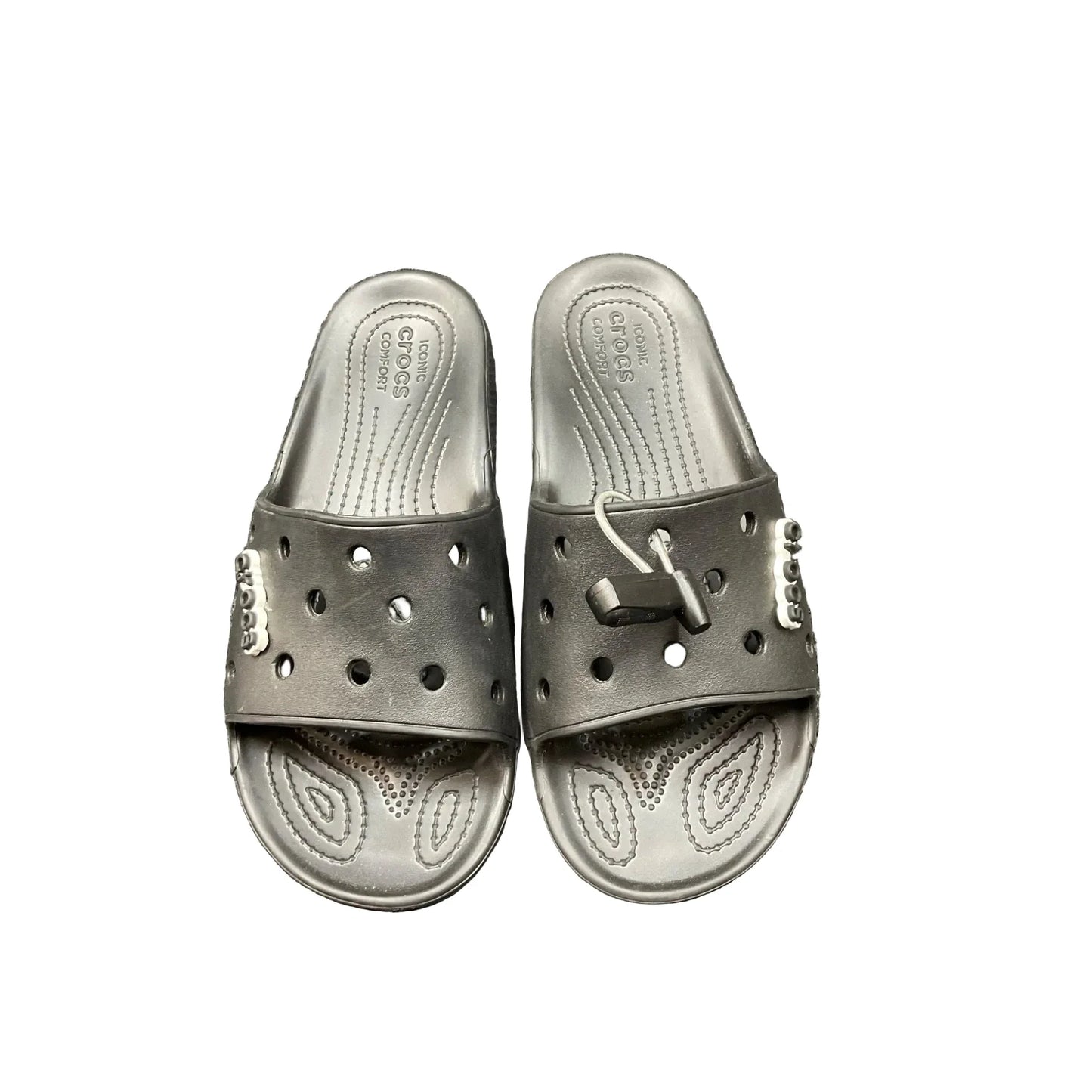 Sandals Sport By Crocs In Black, Size: 9