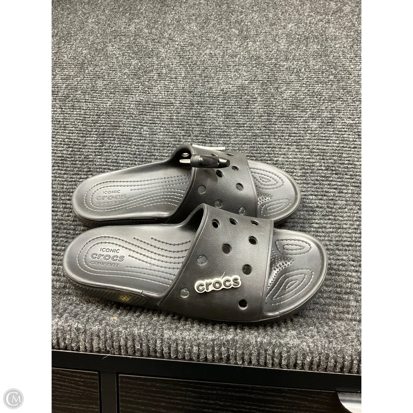 Sandals Sport By Crocs In Black, Size: 9