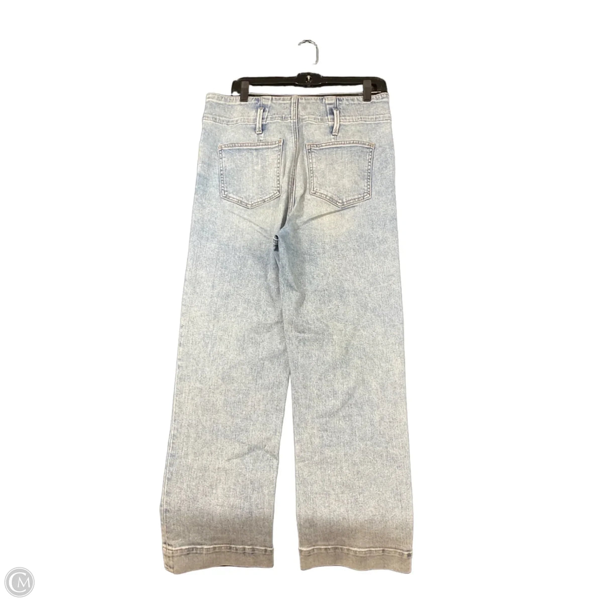 Jeans Straight By Ann Taylor In Blue Denim, Size: 8