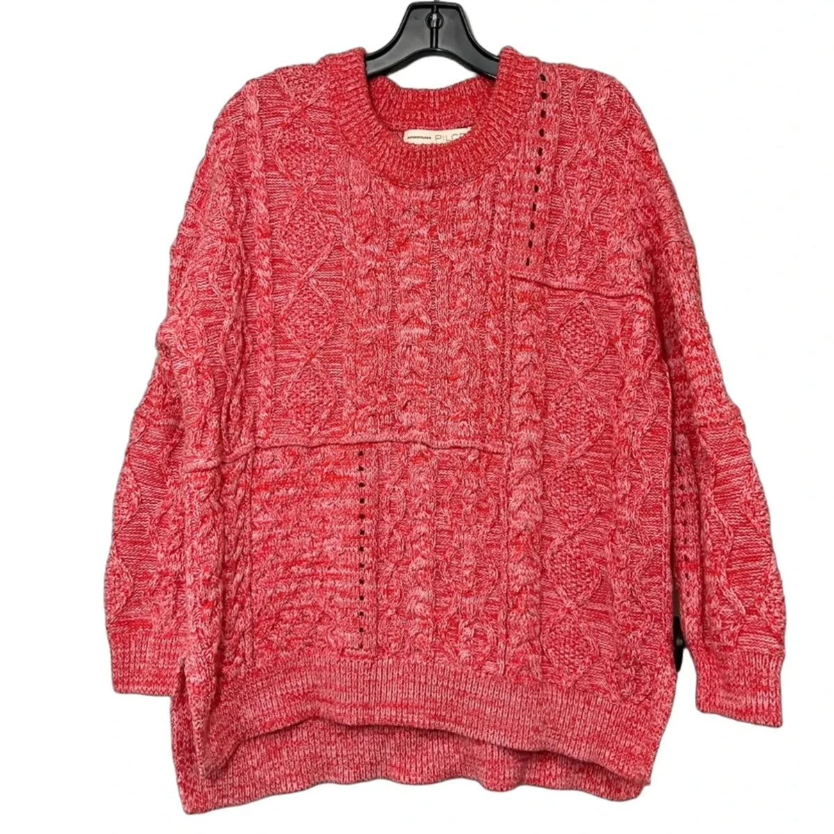 Sweater By Pilcro In Orange & Pink, Size: M