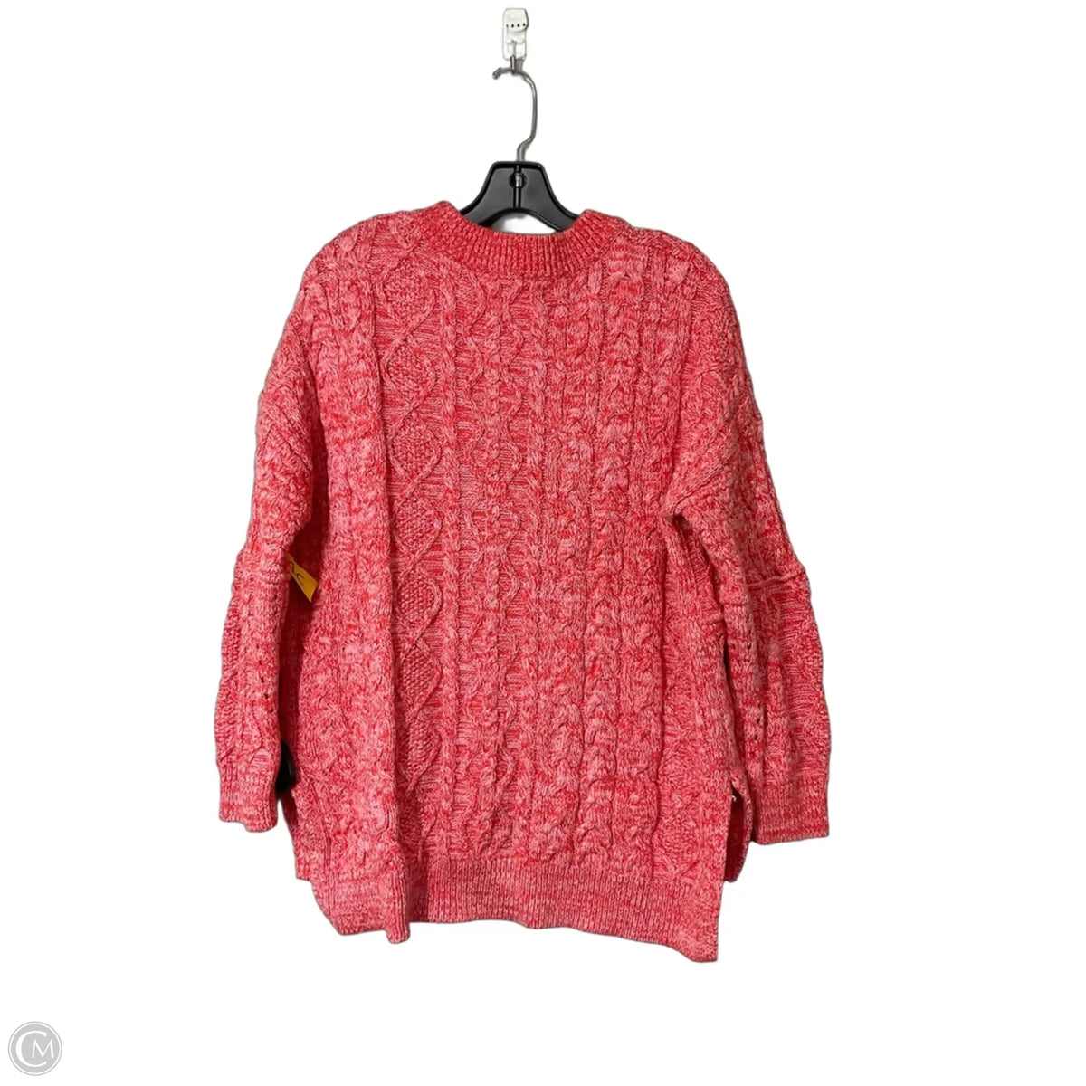 Sweater By Pilcro In Orange & Pink, Size: M