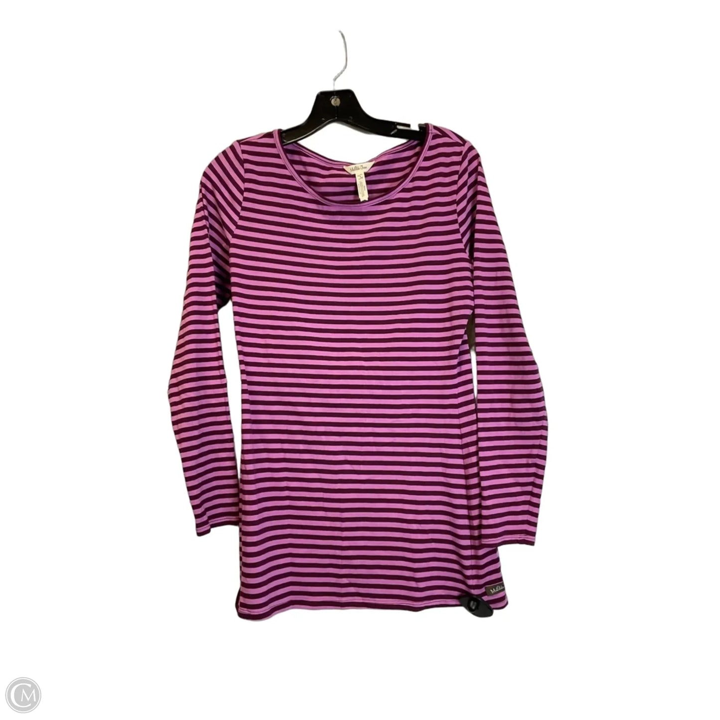Top Long Sleeve By Matilda Jane In Striped Pattern, Size: S