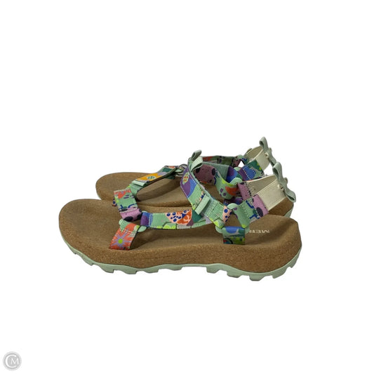 Sandals Flats By Merrell In Multi-colored, Size: 10