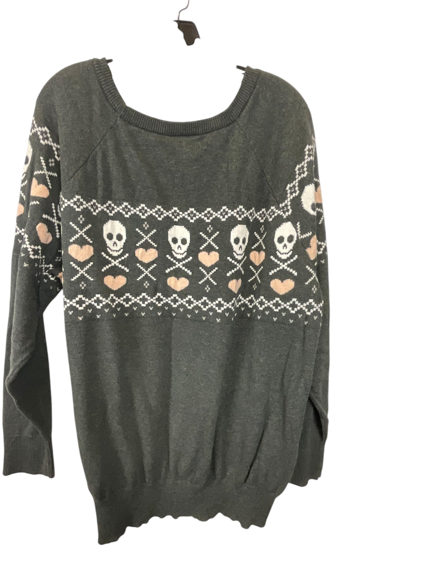 Sweater By Torrid In Grey, Size: 3x