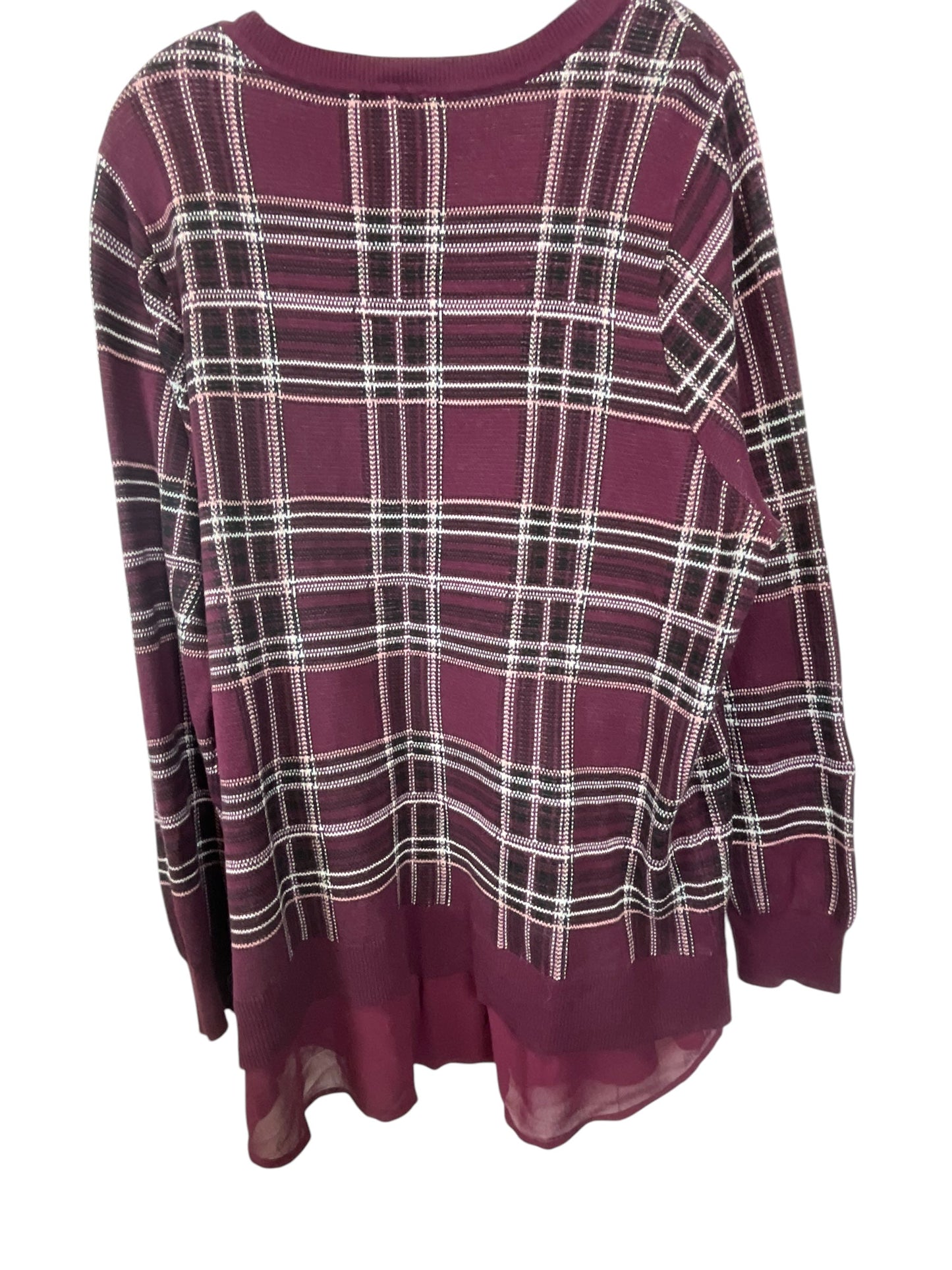 Sweater By Torrid In Purple, Size: 3x