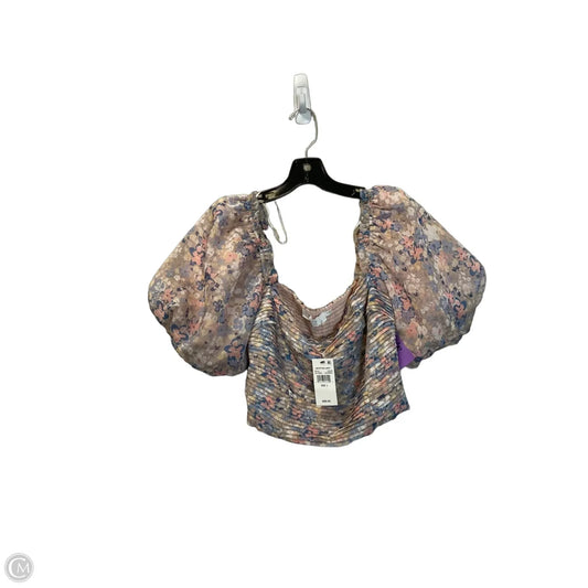 Top Short Sleeve By Astr The Label In Multi-colored, Size: L