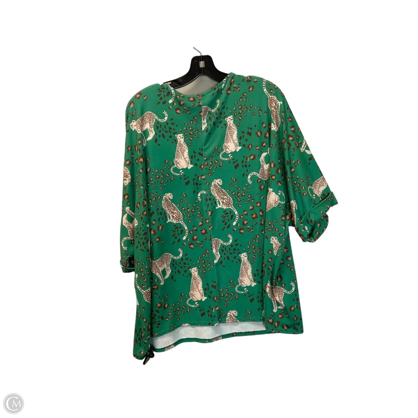 Top Short Sleeve By Sew In Love In Animal Print, Size: M