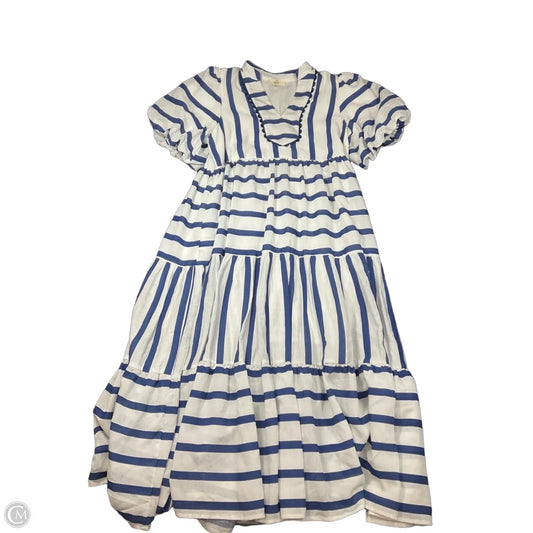 Dress Casual Maxi By Entro In Striped Pattern, Size: L