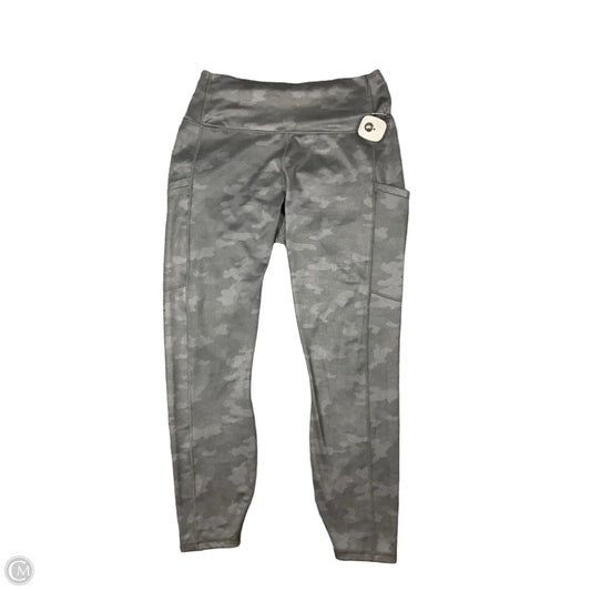 Athletic Leggings By Fabletics In Camouflage Print, Size: L