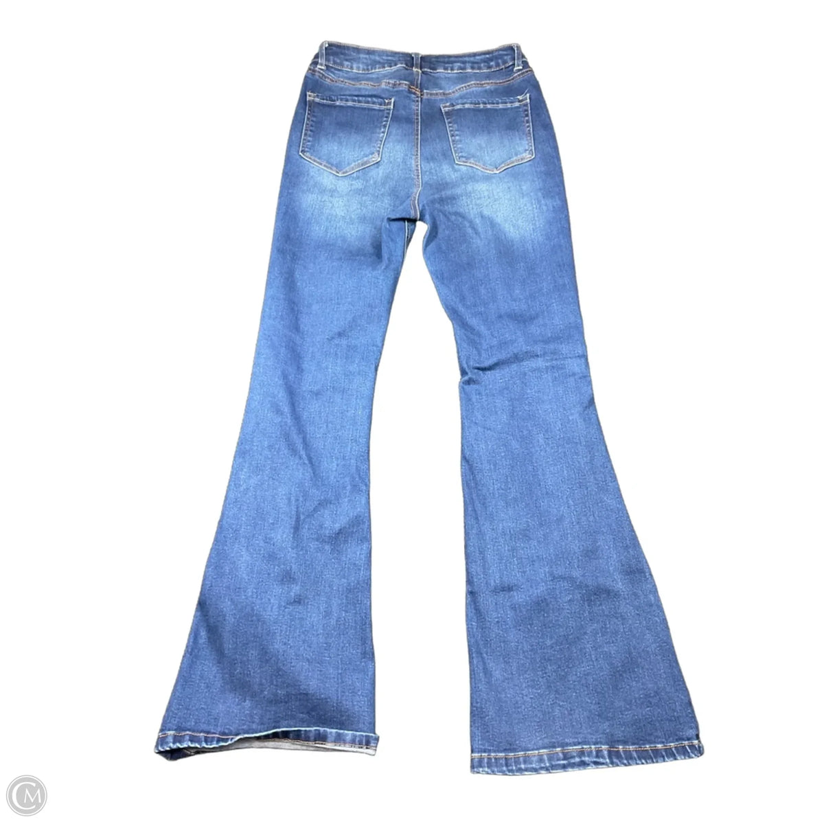 Jeans Flared By Wax Jean In Blue Denim, Size: 10