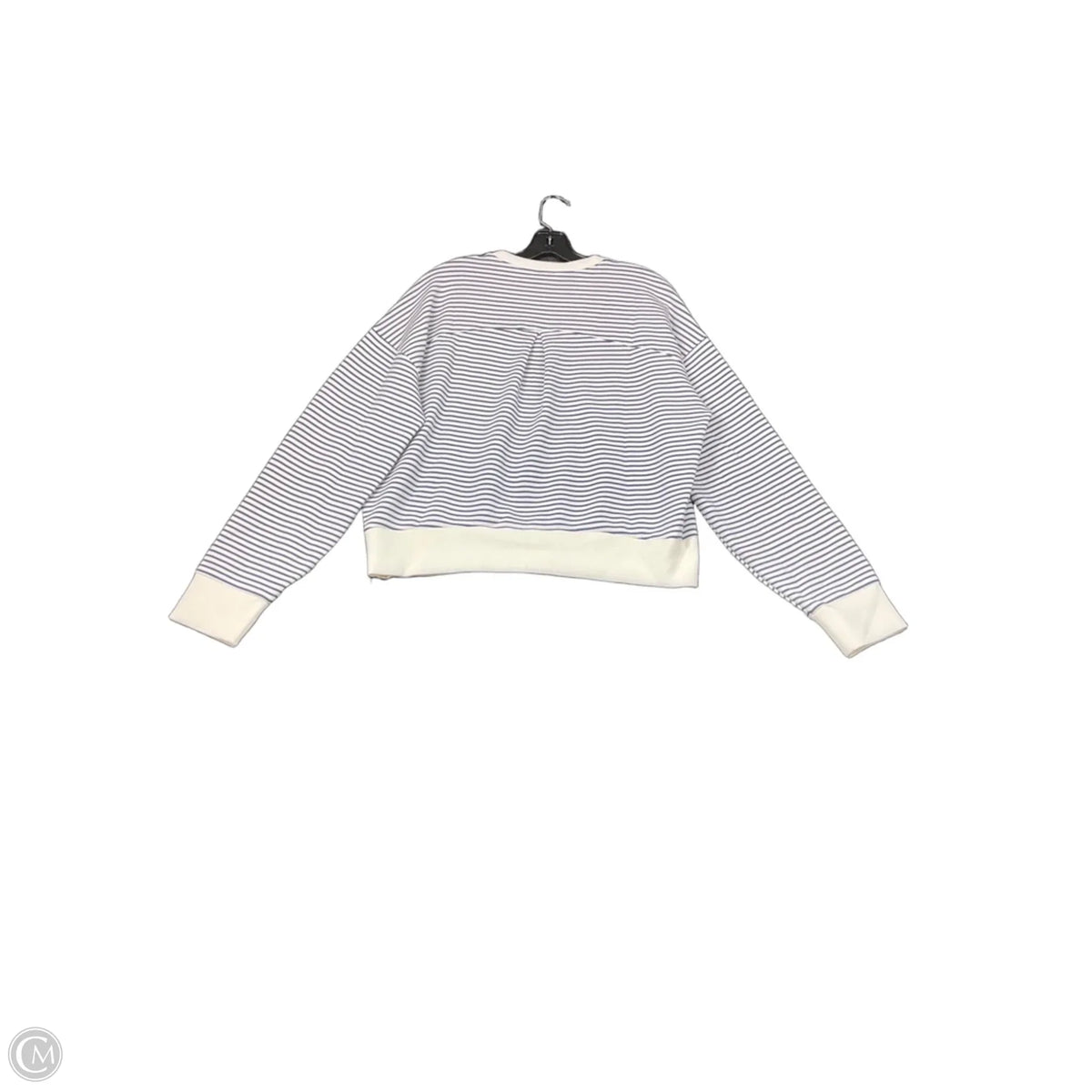Sweatshirt Crewneck By Spanx In Striped Pattern, Size: M