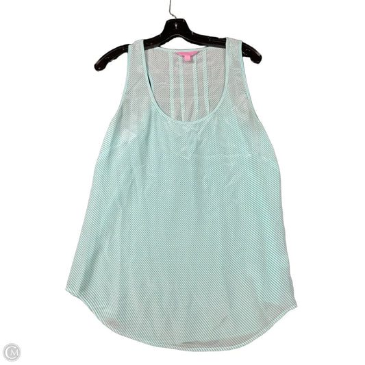 Top Sleeveless Designer By Lilly Pulitzer In Blue, Size: L
