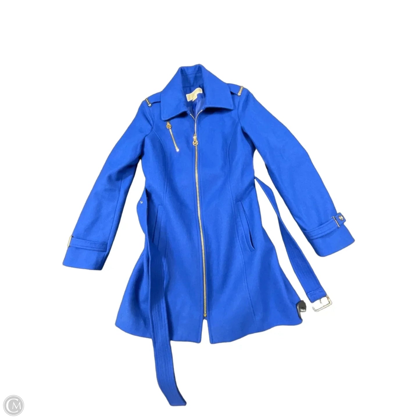 Coat Peacoat By Michael By Michael Kors In Blue, Size: S