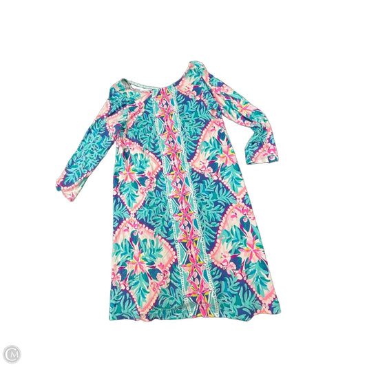 Dress Designer By Lilly Pulitzer In Blue & Purple, Size: M