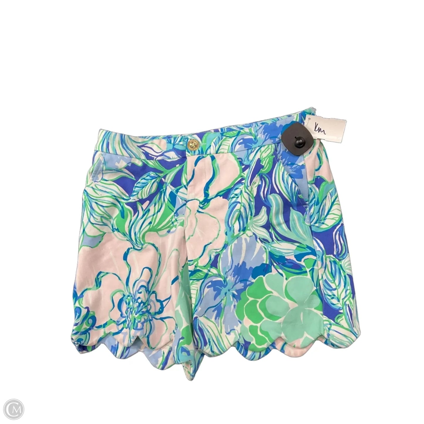 Shorts Designer By Lilly Pulitzer In Blue & Green, Size: S
