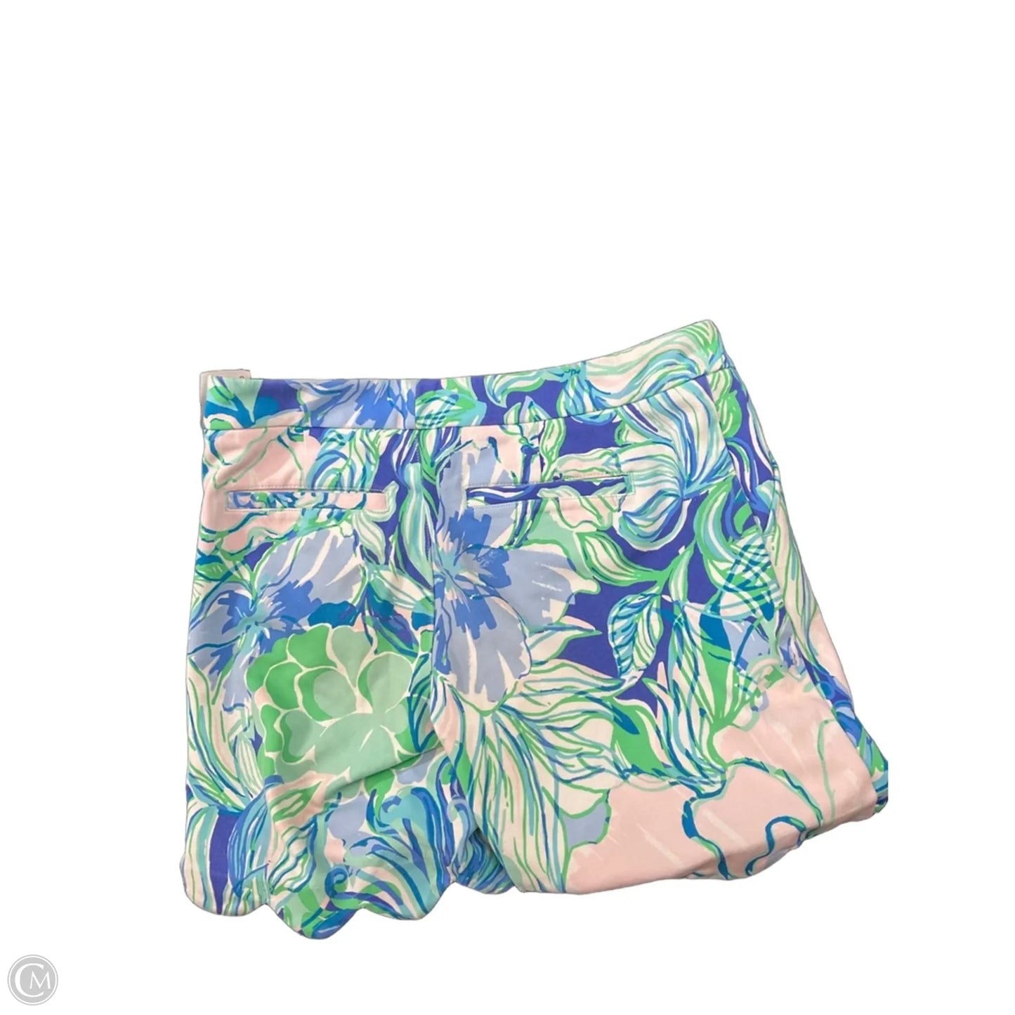 Shorts Designer By Lilly Pulitzer In Blue & Green, Size: S