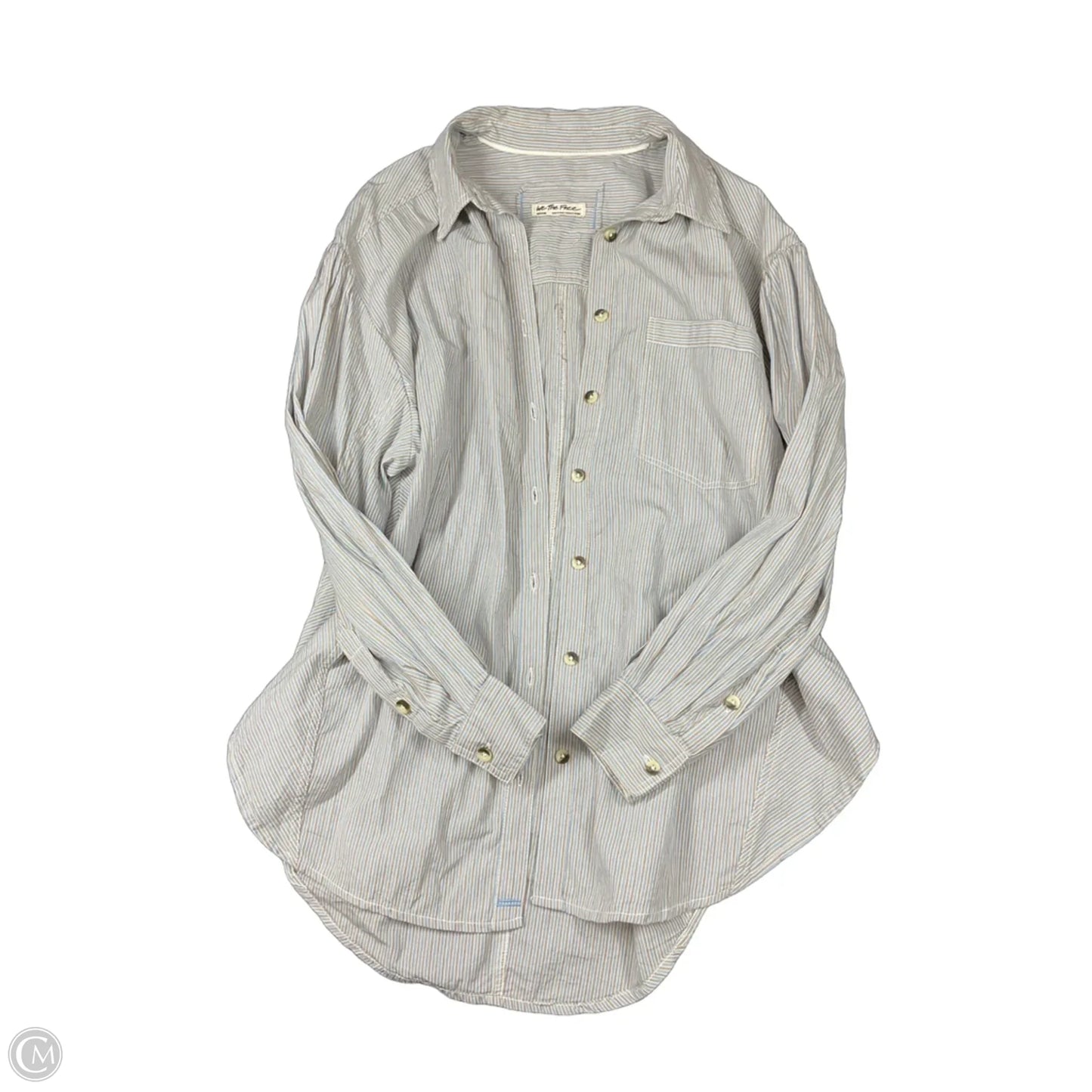 Top Long Sleeve By We The Free In Grey, Size: M