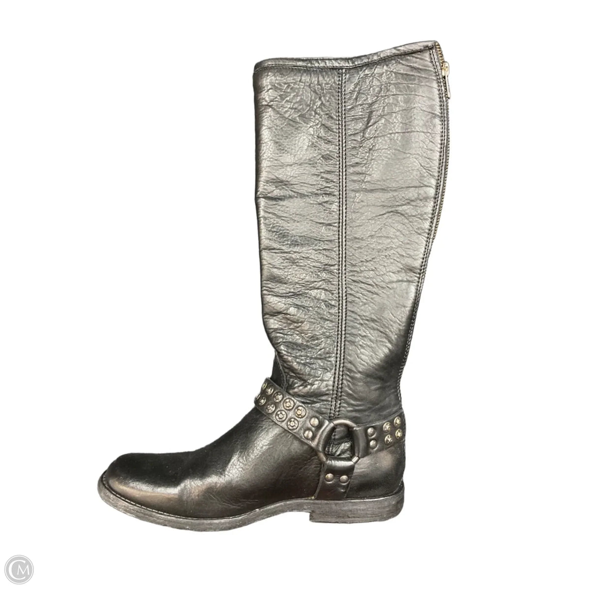 Boots Designer By Frye In Black, Size: 7