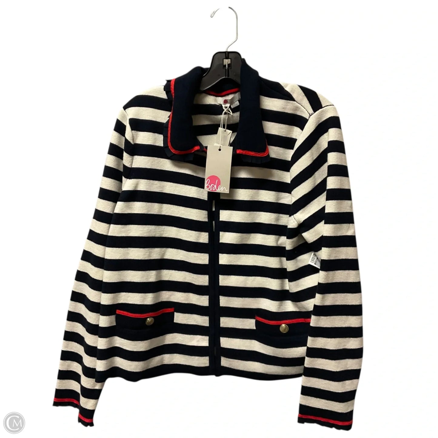 Blazer By Boden In Striped Pattern, Size: 16