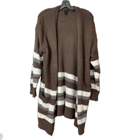 Sweater Cardigan By Inc In Brown, Size: M