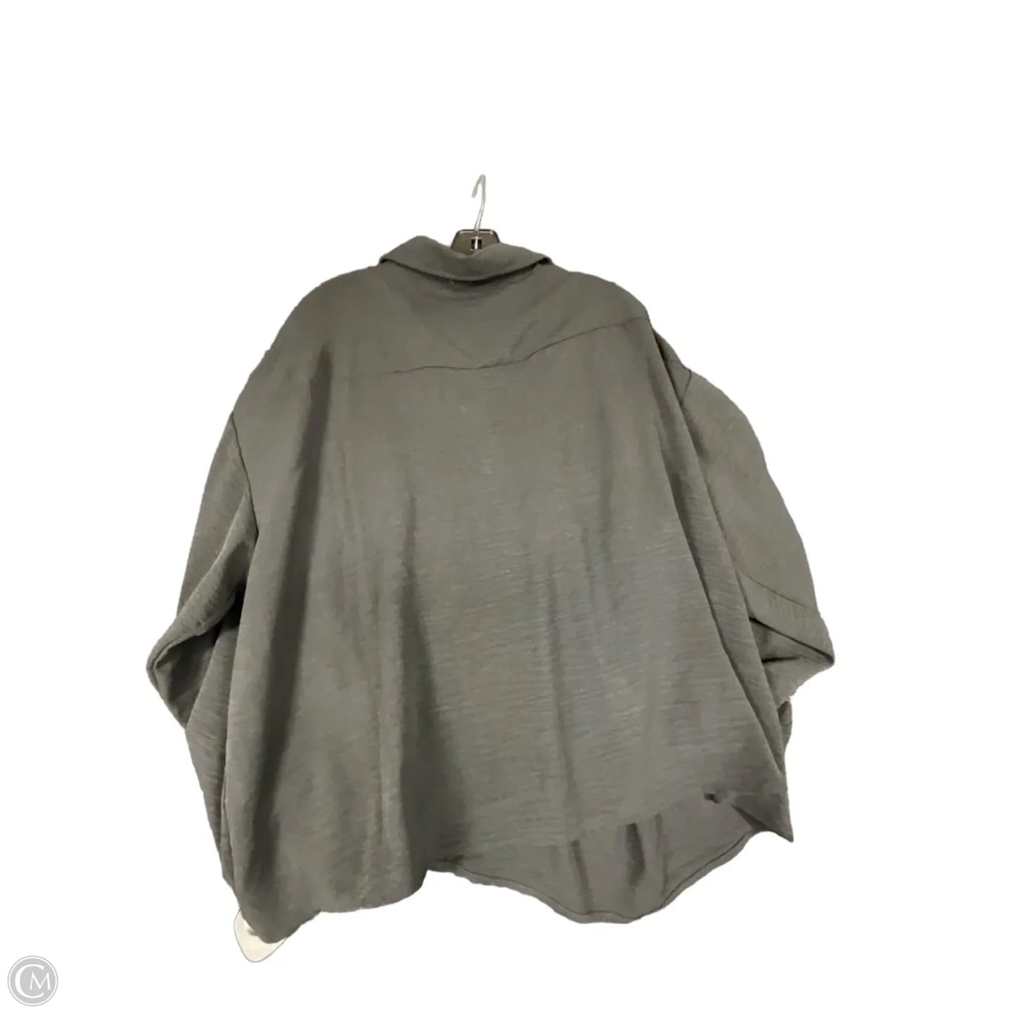 Top Long Sleeve By Cme In Black, Size: 3x