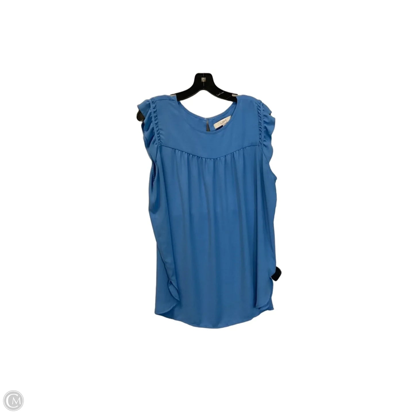 Top Sleeveless By Loft In Blue, Size: Xl
