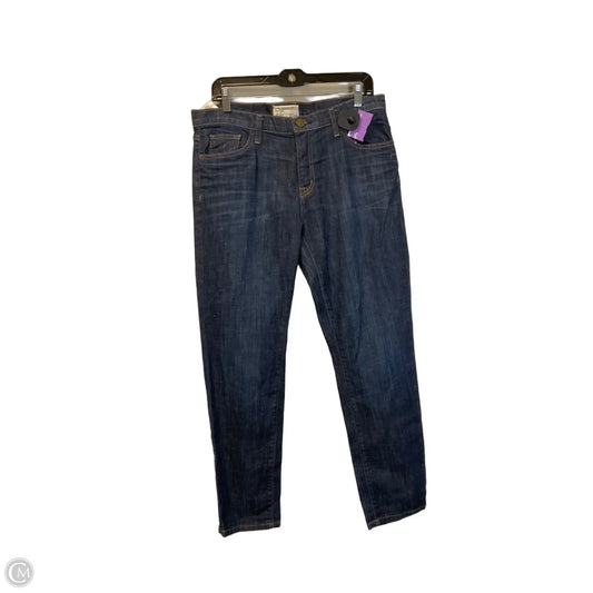Jeans Straight By Current/elliott In Blue Denim, Size: 6