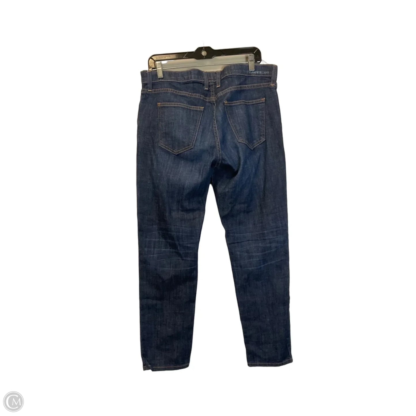Jeans Straight By Current/elliott In Blue Denim, Size: 6