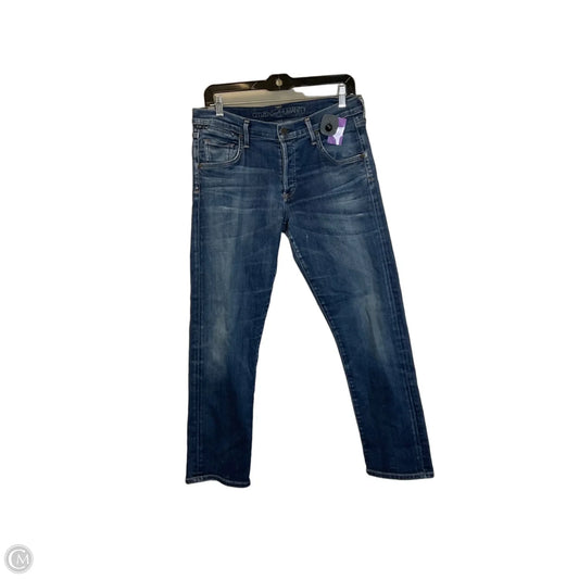 Jeans Straight By Citizens Of Humanity In Blue Denim, Size: 6