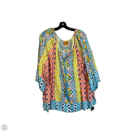 Top Long Sleeve By Ruby Rd In Multi-colored, Size: 2x