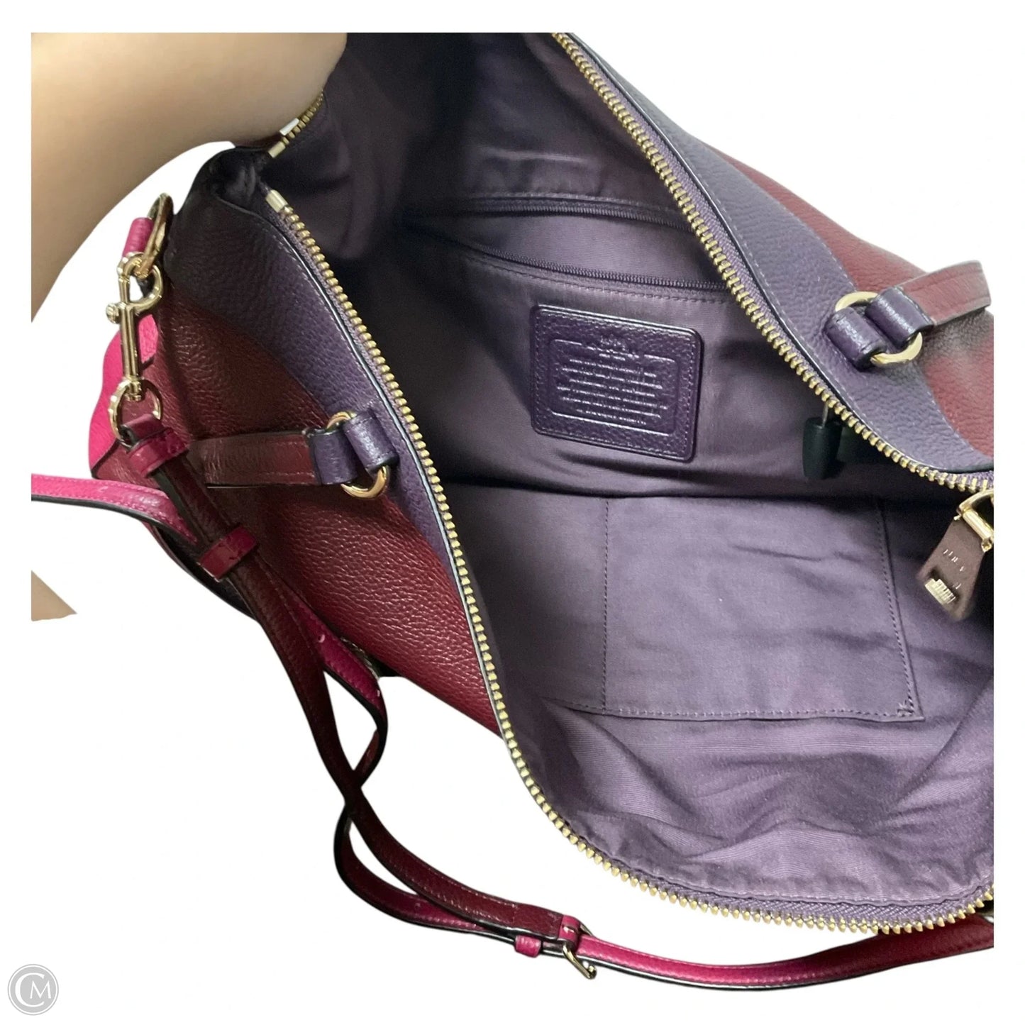 Handbag Designer By Coach, Size: Large