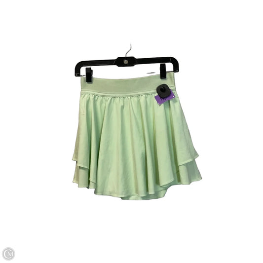 Athletic Skort By Lululemon In Green, Size: 4