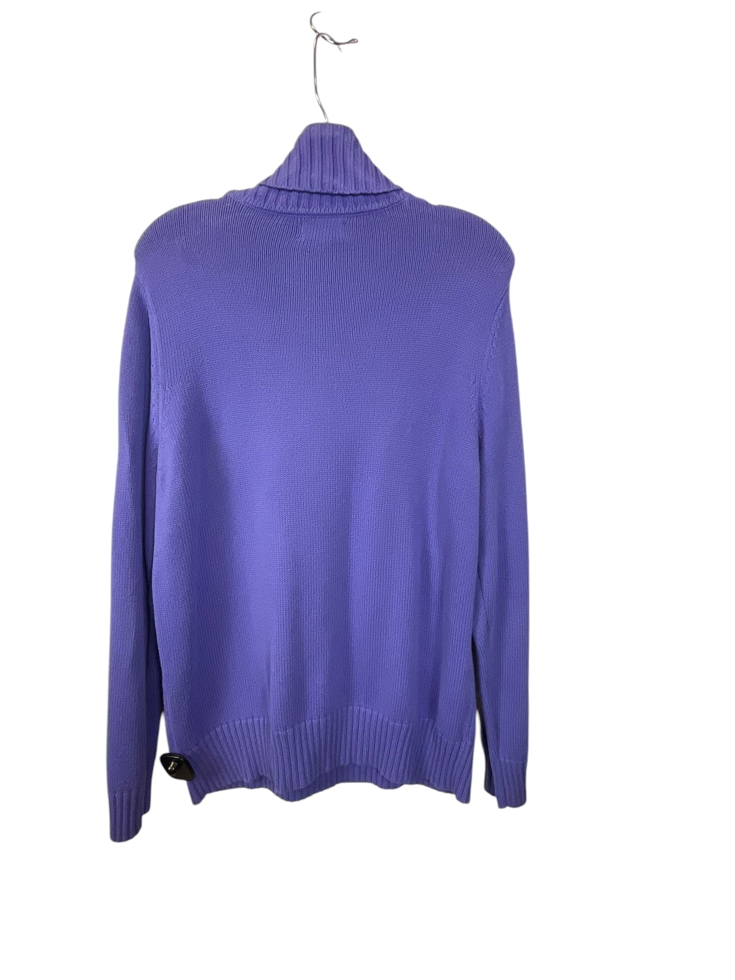 Sweater By Croft And Barrow In Purple, Size: Xl