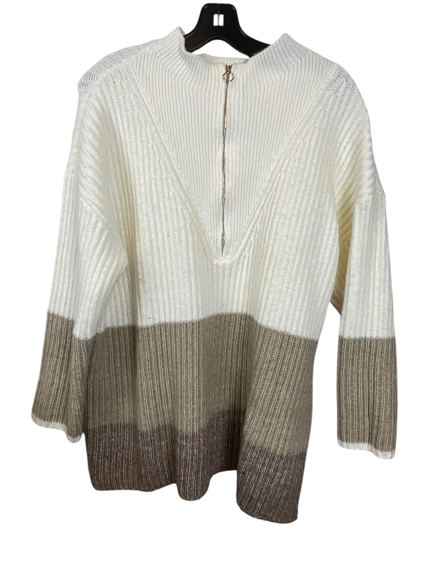 Sweater By Talbots In Cream, Size: 2x