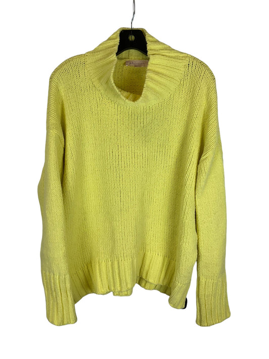 Sweater By Philosophy In Yellow, Size: Xl