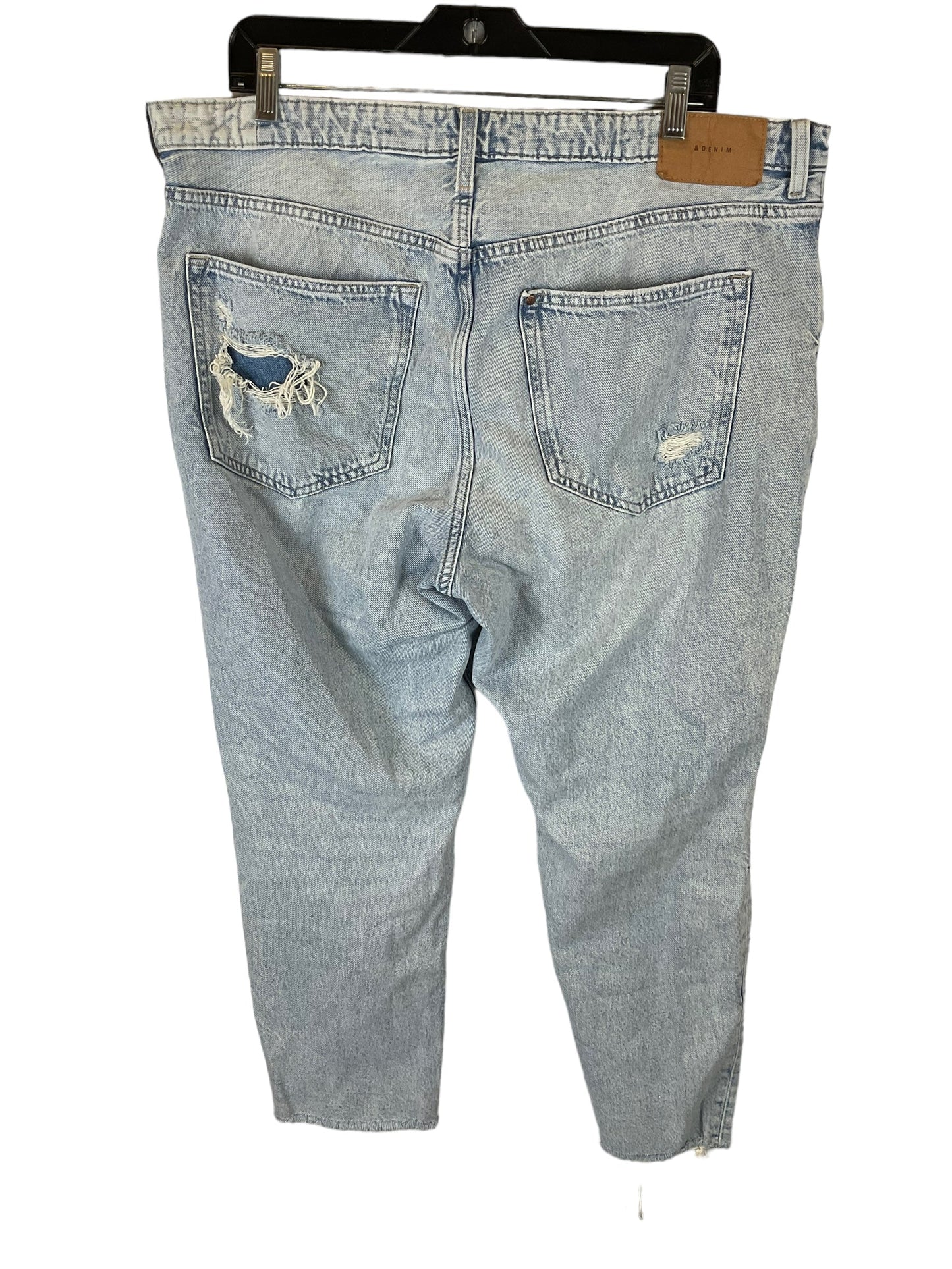 Jeans Straight By H&m  Size: 16