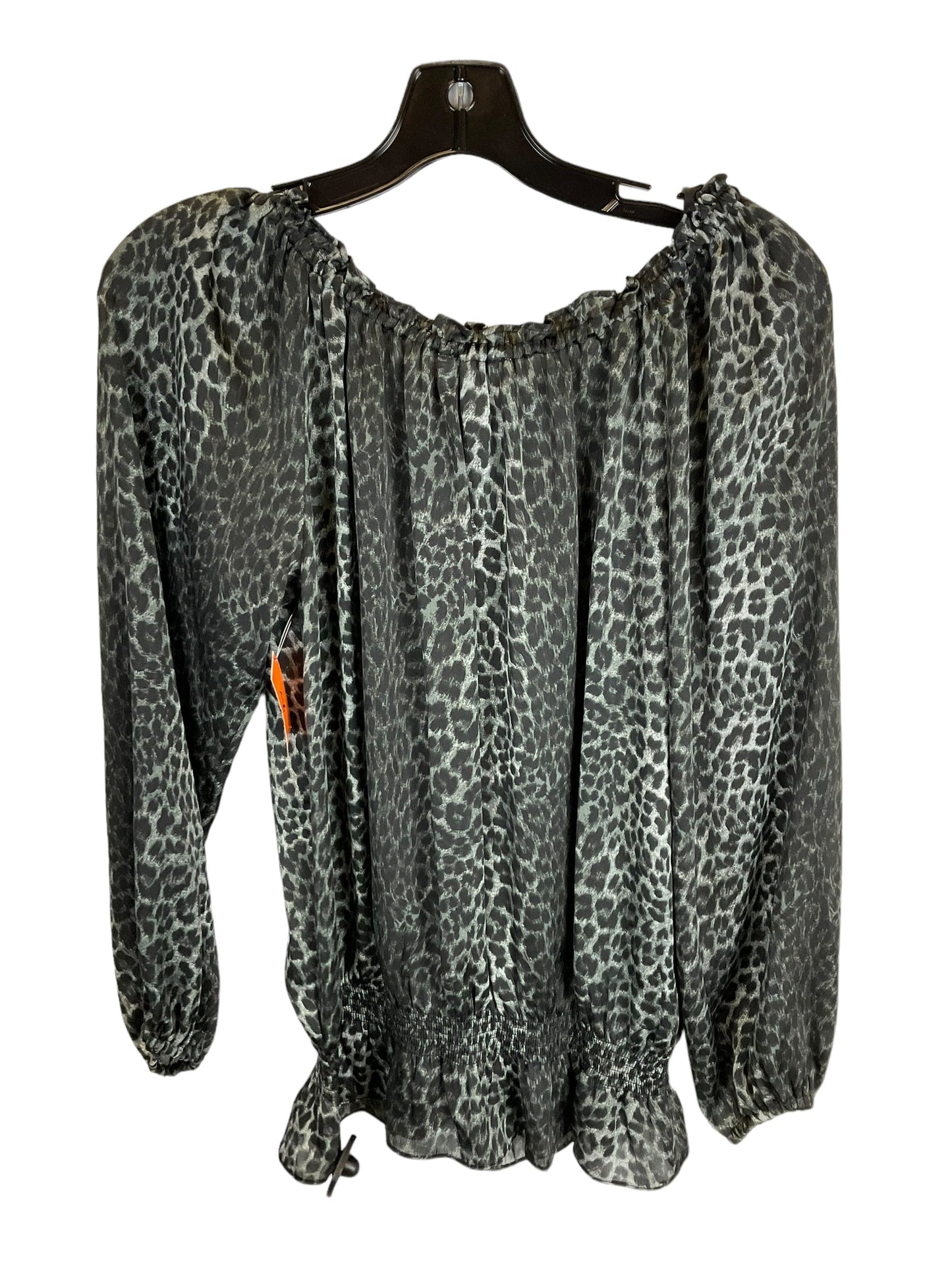 Top Long Sleeve By Michael By Michael Kors In Grey, Size: S