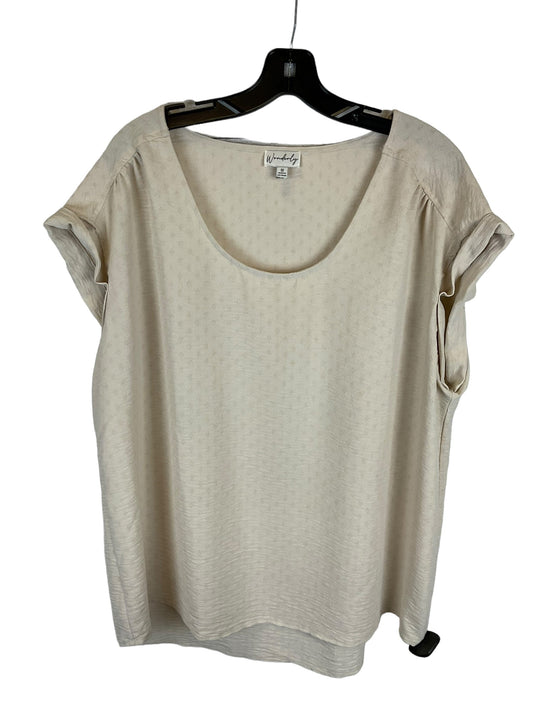 Top Short Sleeve By Wonderly  Size: 1x