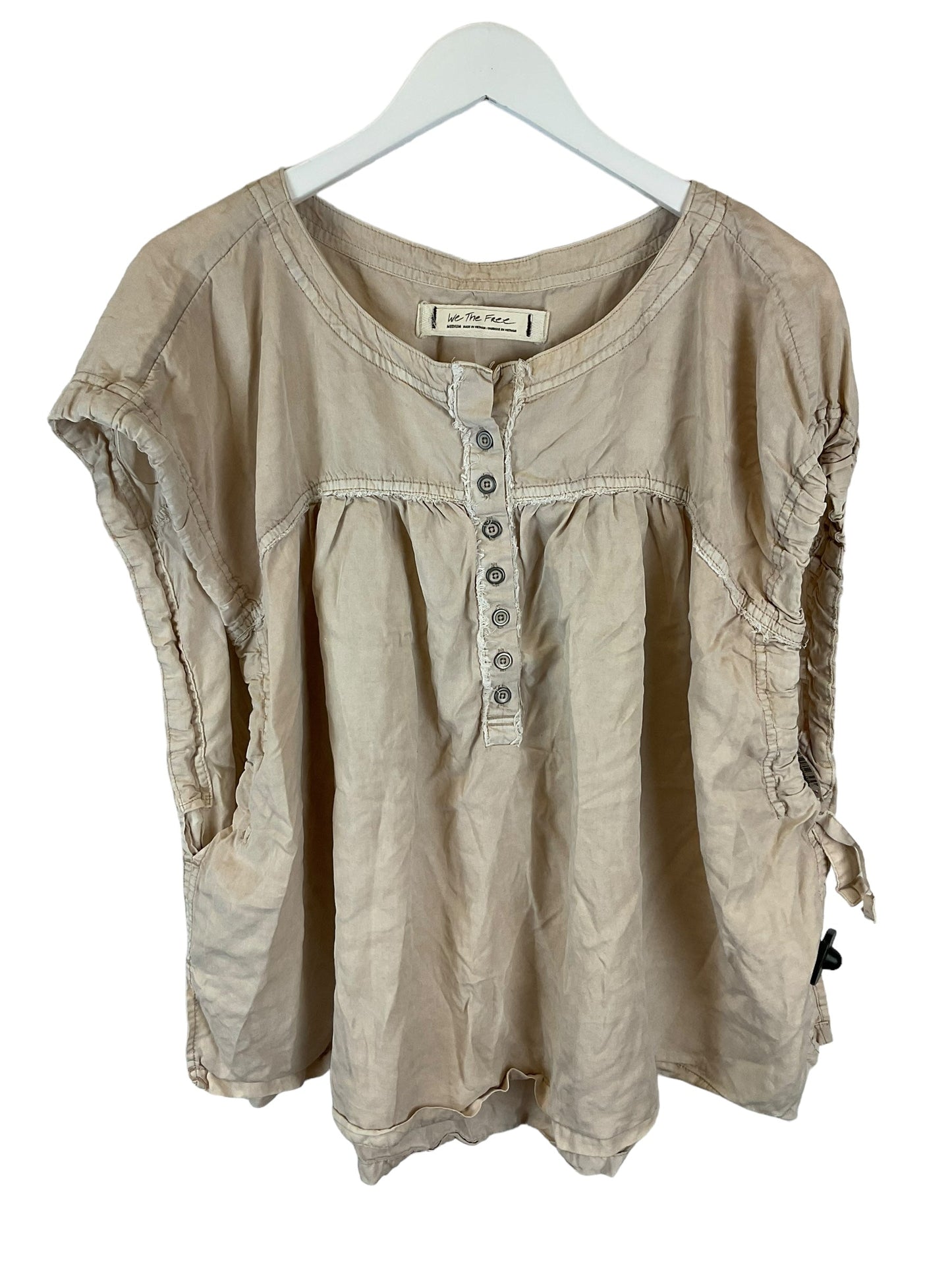 Tan Top Short Sleeve We The Free, Size M