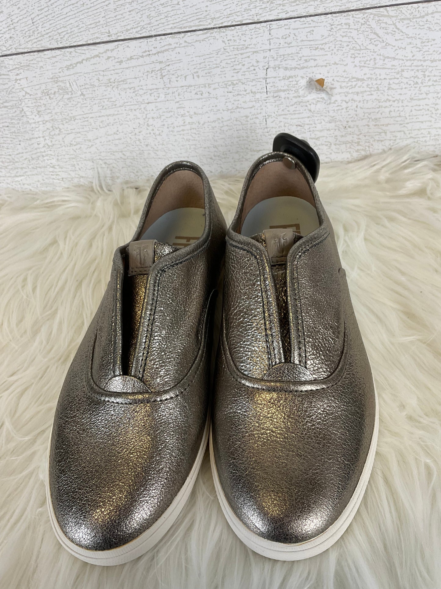 Silver Shoes Designer Frye, Size 8