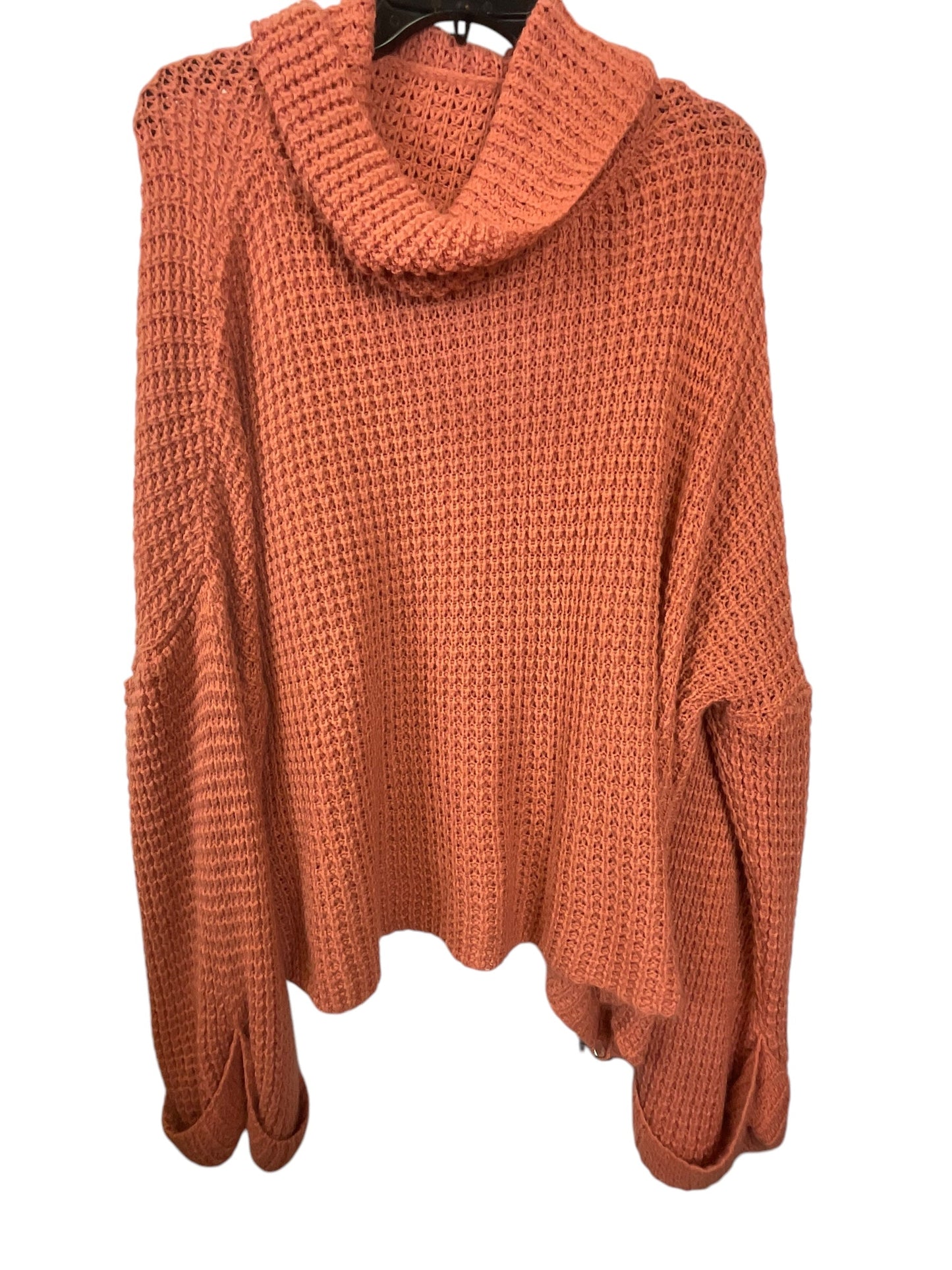 Sweater By Shein In Orange, Size: 3x