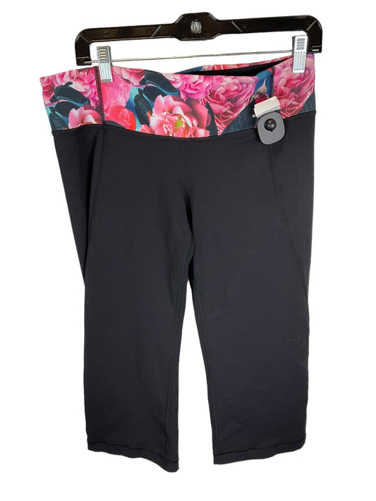 Athletic Capris By Lululemon In Black, Size: 10