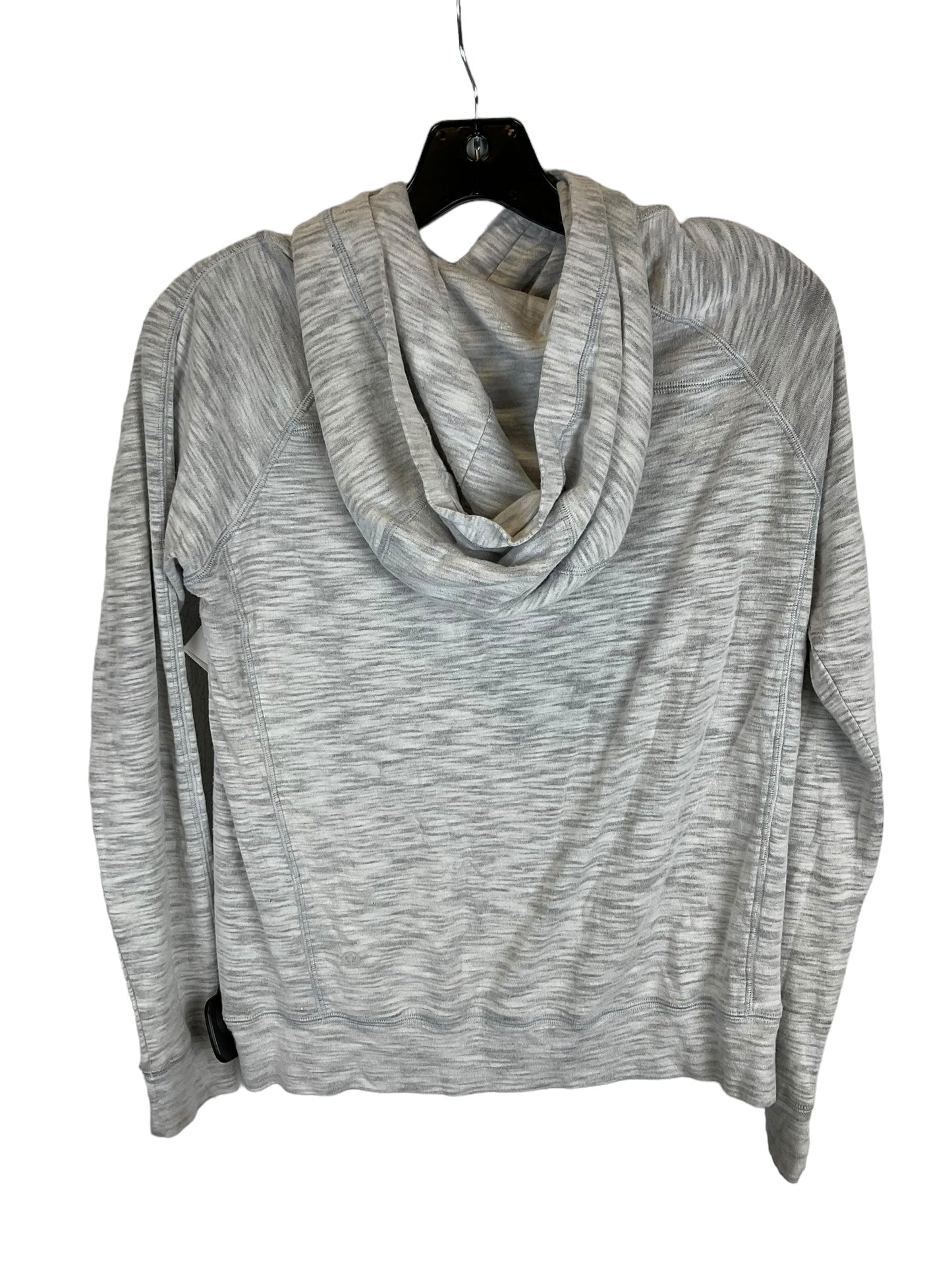 Sweatshirt Hoodie By Lululemon In Grey, Size: 6