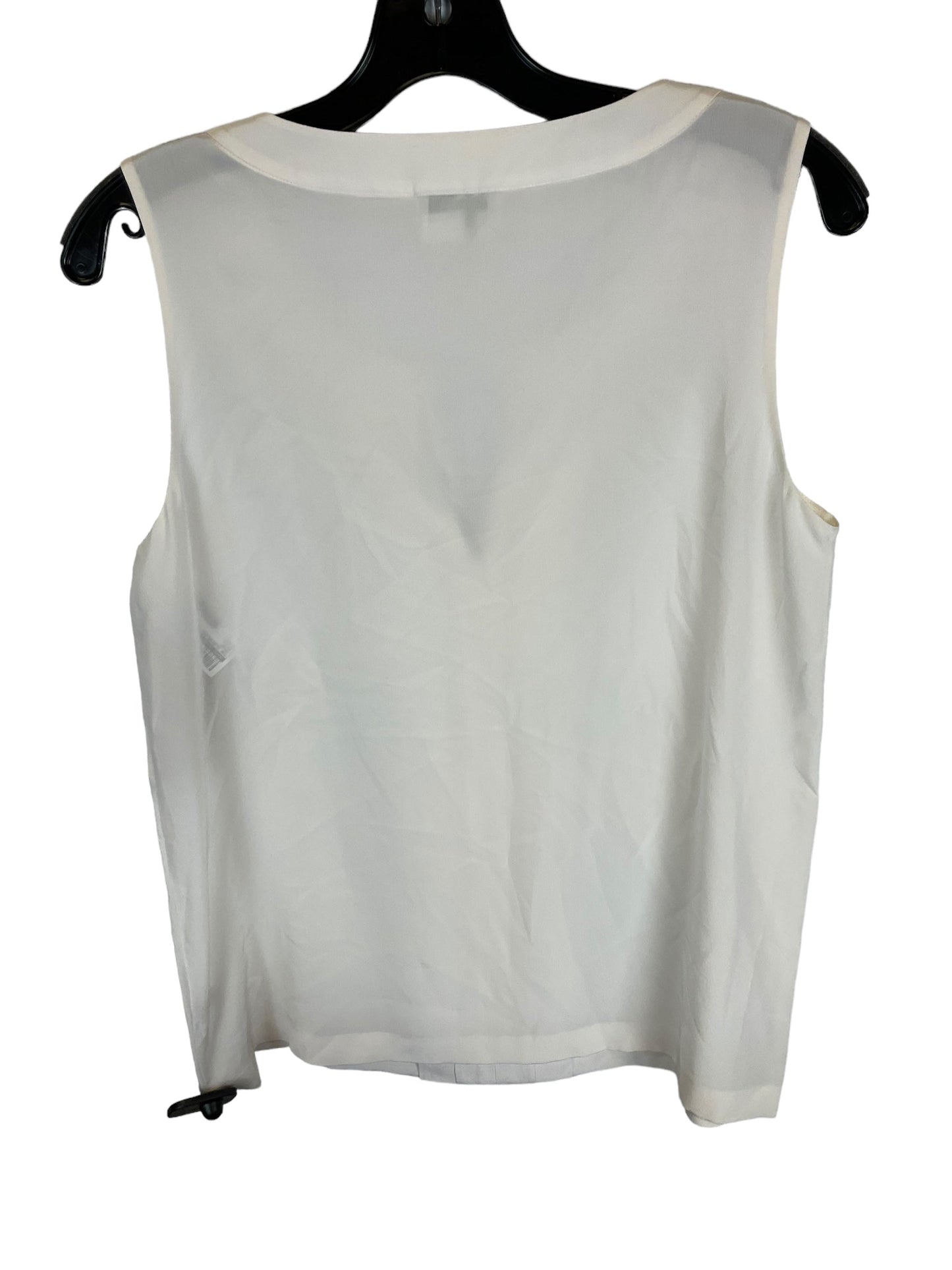 Top Sleeveless Designer By Kate Spade In Cream, Size: S