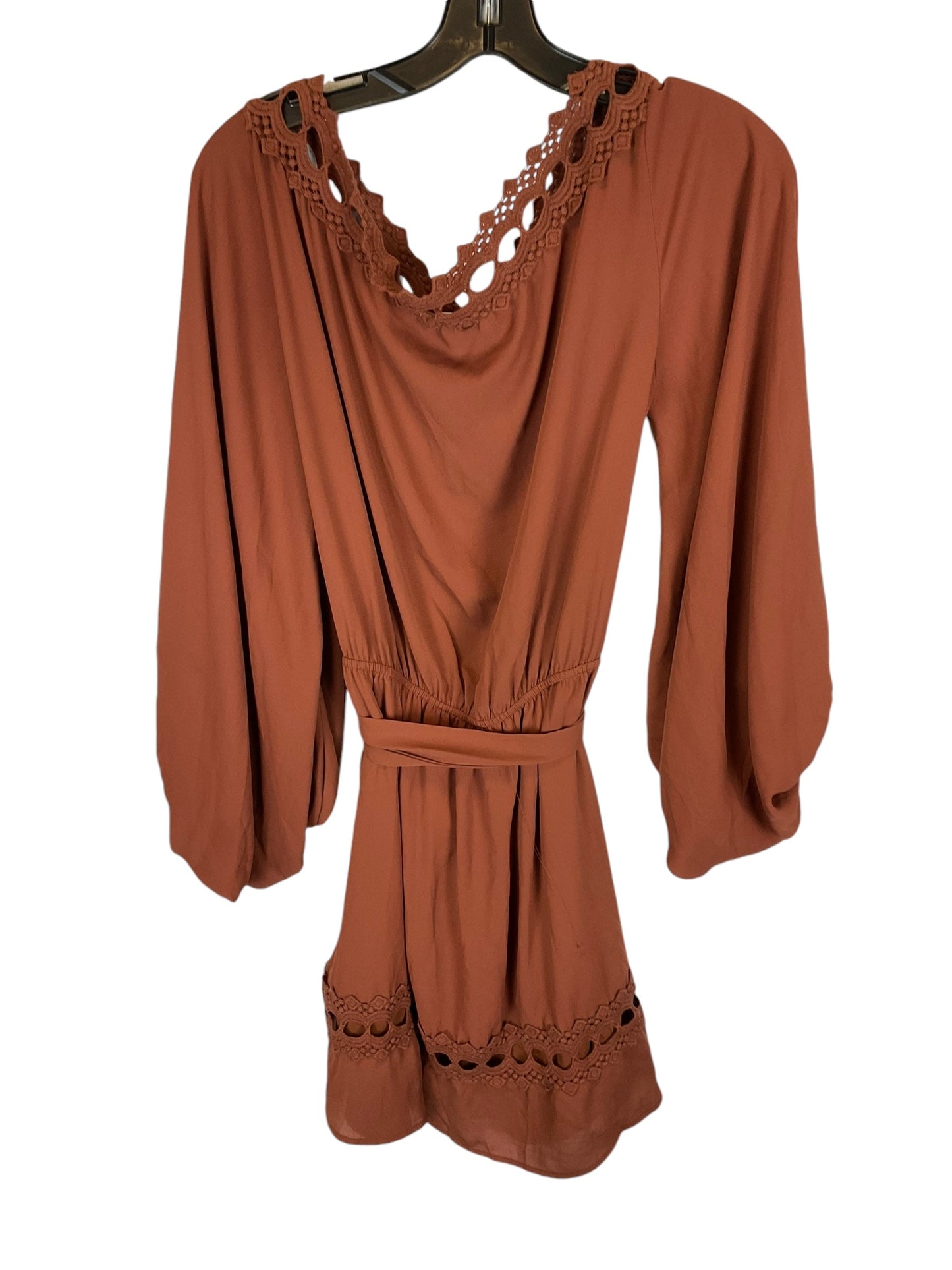 Dress Casual Midi By Entro In Brown, Size: M