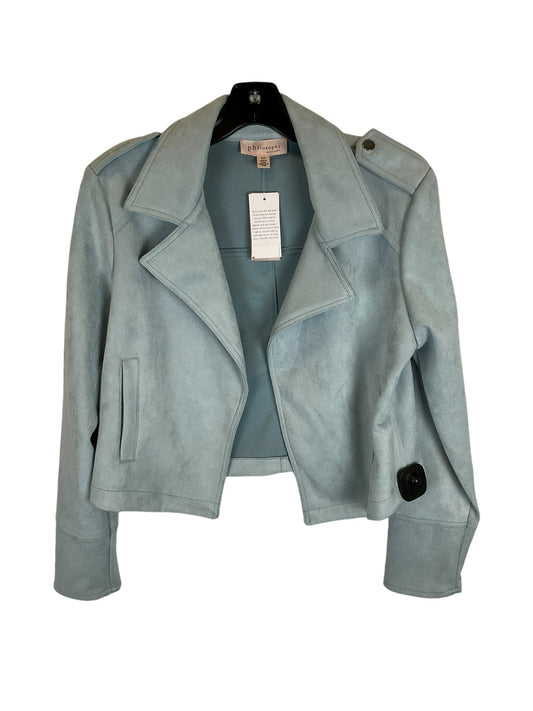 Jacket Moto By Philosophy In Blue, Size: S