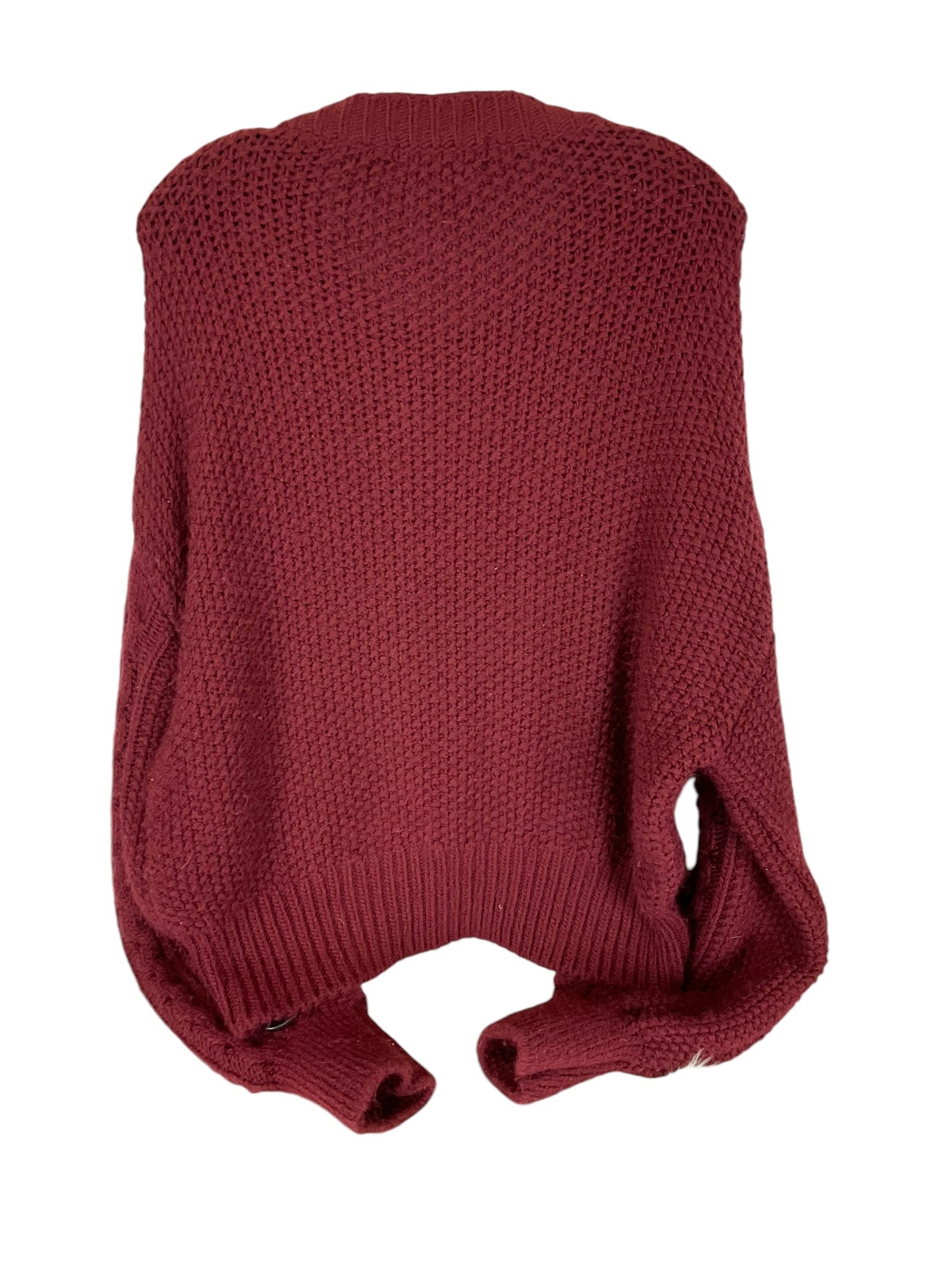 Sweater By Anthropologie In Red, Size: L