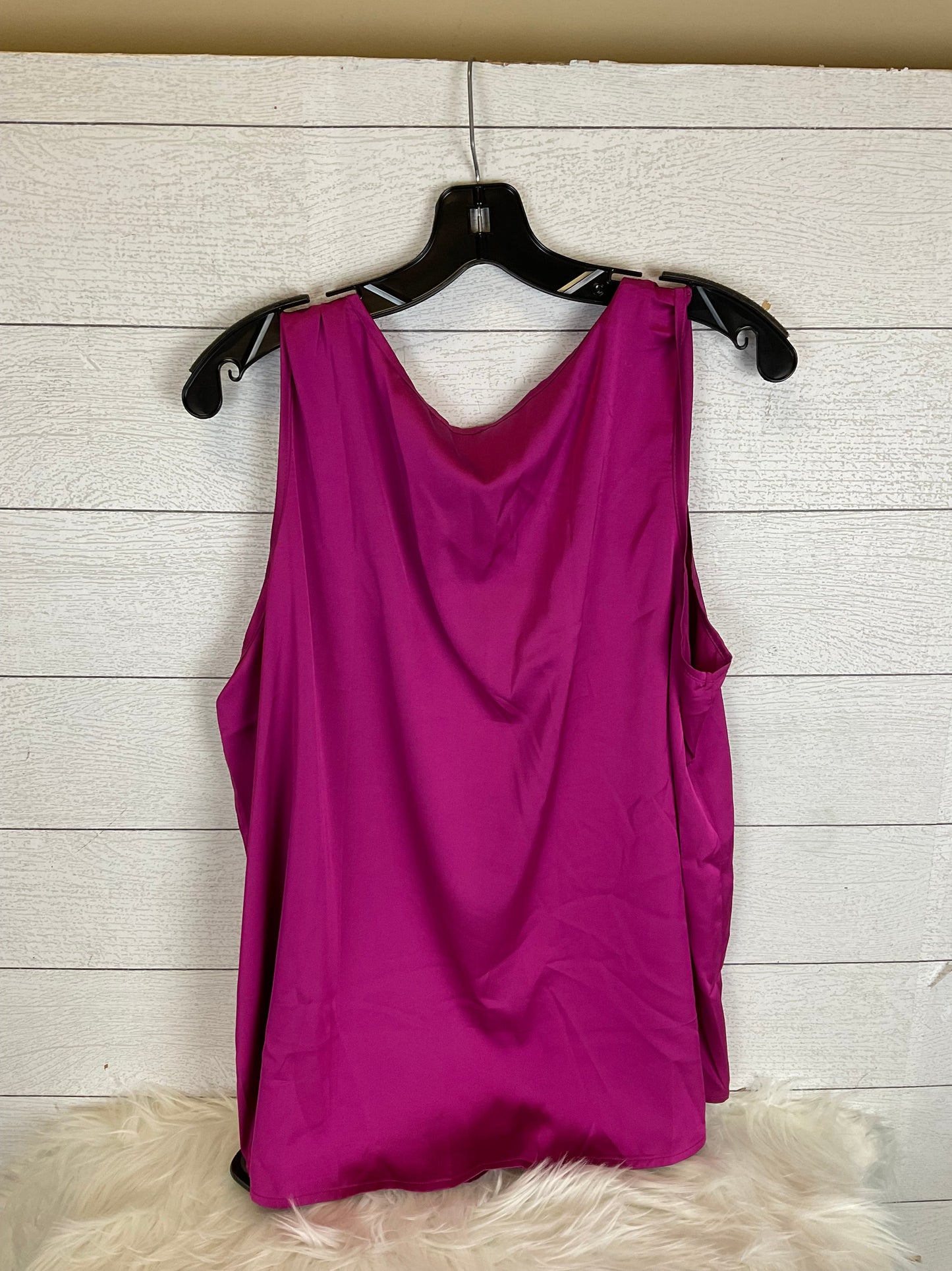 Purple Top Sleeveless Clothes Mentor, Size Xxl