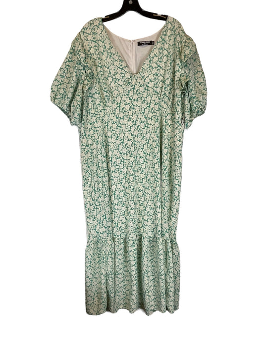 Green Dress Casual Maxi Clothes Mentor, Size 20